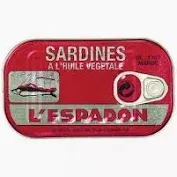 SARDINES A L'HUILE VÉGÉTALE
